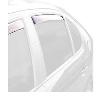 ClimAir Car Comfort Deflettori d'Aria Master Nero (Posteriore) Compatibile con BMW Serie 5 E60 Berlina 2003-2010