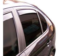 ClimAir Car Comfort Deflettori d'Aria Master Nero (Posteriore) Compatibile con Volkswagen Passat 3C Variant 2005- incl. Facelift 2010-2014