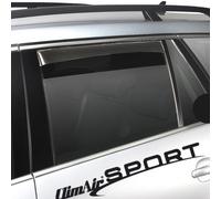 ClimAir CLS0044353D Deflettori finestrini Posteriore nero