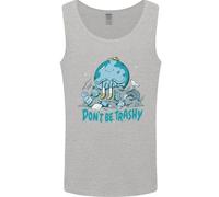 Climate Change Don'T Be Trashy Ambiente Uomo Canotta Maglia