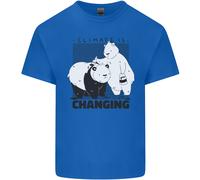 Climate Change Polar Bears Ambiente Uomo Cotone T-Shirt