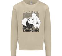 Climate Change Polar Bears Ambiente Uomo Felpa Maglione