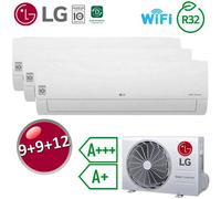 Climatizzatore 9000+9000+12000 trial split LG Libero Smart WiFi ThinQ DualCool A
