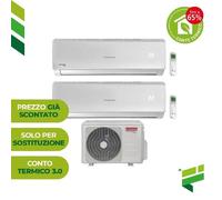 CLIMATIZZATORE Ariston ALYS DUAL TRIAL QUADRIAL 9000 12000BTU CONTO TERMICO 3.0