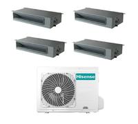 Climatizzatore Canalizzato Inverter Hisense Quadri 9000+9000+12000+12000 R32