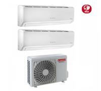 Climatizzatore Condizionatore Ariston Dual Split Alys Plus 9+9 Con 50Xd0-O