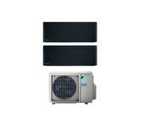Climatizzatore Condizionatore DAIKIN BLUEVOLUTION Dual split serie STYLISH BLACK Inverter da 9000+12000 btu con 2MXM50M9/N WI-FI INTEGRATO R-32 9+12
