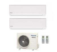 Climatizzatore Condizionatore Dual Split Panasonic Serie TZ Inverter Standard R-32 9000+9000 Con CU-2TZ41TBE