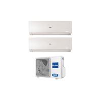 Climatizzatore Condizionatore HAIER Dual Split 9+9 Serie FLEXIS PLUS WHITE Inverter Con 2U50S2SM1FA R-32 WI-FI INTEGRATO 9000+9000