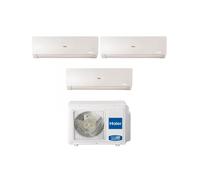 Climatizzatore Condizionatore HAIER Trial Split 9+9+9 Serie FLEXIS PLUS WHITE Inverter Con 3U70S2SR3FA R-32 WI-FI INTEGRATO 9000+9000+9000