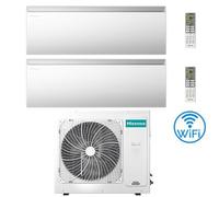 Climatizzatore Condizionatore Hisense Air Master Wifi R32 Dual Split Inverter 9000 + 18000 BTU con U.E. 3AMW72U4RJC