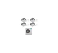 Climatizzatore Condizionatore Hisense Cassetta 4 vie R32 Quadri Split Inverter 9000 + 9000 + 9000 + 12000 BTU con U.E. 5AMW125U4RTA NOVITÁ Classe A++/A+