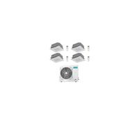 Climatizzatore Condizionatore Hisense Cassetta 4 vie R32 Quadri Split Inverter 9000 + 9000 + 9000 + 9000 BTU con U.E. 5AMW105U4RQC NOVITÁ Classe A++/A+