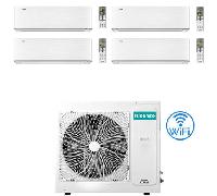 Climatizzatore Condizionatore Hisense Energy Pro X Wifi R32 Quadri Split Inverter 9000 + 9000 + 9000 + 18000 BTU con U.E. 5AMW105U4RQC