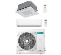 Climatizzatore Condizionatore Hisense Hi Comfort + Cassetta 4 vie R32 Dual Split Inverter 12000 + 12000 BTU con U.E. 3AMW62U4RJC NOVITÁ Classe A++/A+