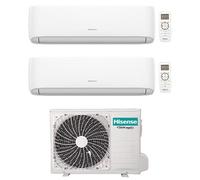 Climatizzatore Condizionatore Hisense New Comfort con Wifi R32 Dual Split Inverter 7000 + 7000 BTU con U.E. 2AMW42U4RGC