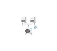 Climatizzatore Condizionatore Hisense R32 Trial Split Inverter Hi Comfort Wifi più Console 9000 + 9000 + 12000 BTU con U.E. 3AMW72U4RJC Classe A++/A+