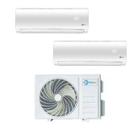 Climatizzatore Condizionatore Inverter Diloc Over dual split 12+18 12000+18000 Btu D.OVER321 R 32 A++ Wi-fi Optional