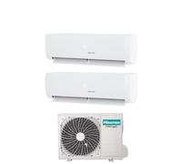 Climatizzatore Condizionatore Inverter Hisense IQ plus Wi-fi Dual Split 12000+12000 Btu 2AMW52U4RXC R-32 A++
