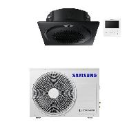 Climatizzatore Condizionatore Inverter Monosplit R32 Samsung Cassetta 360° 24000 BTU AC071RNNDKG/EU Classe A++/A+ CON PANNELLO QUADRATO NERO E CON