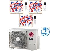 Climatizzatore Condizionatore LG Artcool Gallery PHOTO R32 Trial Split Inverter 9000 + 9000 + 12000 BTU con U.E. MU3R21 NOVITÁ Classe A+++/A+