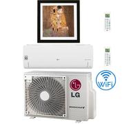 Climatizzatore Condizionatore LG Dual Split Inverter Gallery più Libero Smart Wifi R32 9000 + 12000 BTU con U.E. MU2R15 NOVITÁ Classe A+++/A++