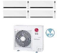Climatizzatore Condizionatore LG Dualcool Deluxe R32 Wifi Quadri Split Dual Inverter 9000 + 9000 + 9000 + 12000 BTU con U.E. MU4R27 NOVITÁ Classe