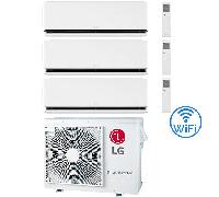 Climatizzatore Condizionatore LG Dualcool Deluxe R32 Wifi Trial Split Dual Inverter 9000 + 12000 + 12000 BTU con U.E. MU3R21 NOVITÁ Classe A+++/A+