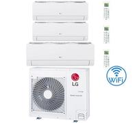 Climatizzatore Condizionatore LG Dualcool Libero Smart R32 Wifi Trial Split Dual Inverter 9000 + 9000 + 18000 BTU con U.E. MU4R25 NOVITÀ
