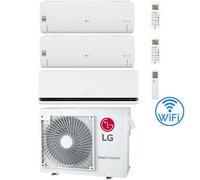 Climatizzatore Condizionatore LG Libero Smart + Dualcool Deluxe R32 Wifi Trial Split Dual Inverter 9000 + 9000 + 12000 BTU con U.E. MU3R19 NOVITÁ