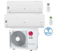 Climatizzatore Condizionatore LG Libero Smart R32 Wifi Dual Split Dual Inverter 12000 + 18000 BTU con U.E. MU3R19 NOVITÁ Classe A+++/A++