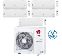 Climatizzatore Condizionatore LG Libero Smart R32 Wifi Penta Split Dual Inverter 7000 + 7000 + 7000 + 9000 + 12000 BTU con U.E. MU5R30 NOVITÁ Classe