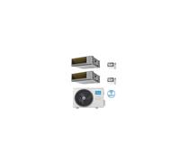 Climatizzatore Condizionatore Midea Canalizzato A7 Dual Split Inverter 9000 + 18000 BTU con U.E. M3OG-21HFN8-Q Classe A++/A+