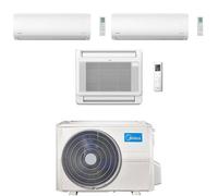 Climatizzatore Condizionatore Midea Console Pavimento + Xtreme R32 Trial 9000 + 9000 + 12000 BTU con U.E. M3OA-27HFN8-Q INVERTER