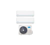 Climatizzatore Condizionatore Midea Dual Split Serie EVOLUTION Inverter 9000+9000 Btu con M2OG-14HFN8-Q R-32 Wi-Fi Integrato 9+9