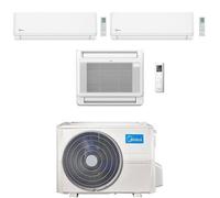 Climatizzatore Condizionatore Midea Evolution WiFi + Console Pavimento R32 Trial 9000 + 12000 + 12000 BTU con U.E. M3OA-27HFN8-Q INVERTER Classe