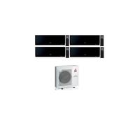 Climatizzatore Condizionatore MITSUBISHI ELECTRIC Quadri Split 9+9+9+12 serie KIRIGAMINE ZEN BLACK MSZ-EF Inverter con MXZ-4F80VF WI-FI INTEGRATO R-32 9000+9000+9000+12000