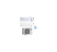 Climatizzatore Condizionatore Mitsubishi Kirigamine Style Bianco più MSZ-AY Wifi Dual Split R32 Inverter 12000 + 12000 BTU con U.E. MXZ-3F68VF NOVITÁ Classe A++/A+