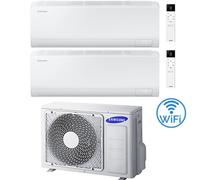 Climatizzatore Condizionatore Samsung CEBU S2 R32 Wifi Dual Split Inverter 9000 + 9000 BTU con U.E. AJ050TXJ2KG/EU NOVITÁ Classe A+++/A++