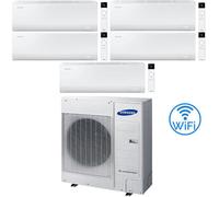 Climatizzatore Condizionatore Samsung CEBU S2 R32 Wifi Penta Split Inverter 7000 + 7000 + 7000 + 7000 + 18000 BTU con U.E. AJ100TXJ5KG/EU NOVITÁ
