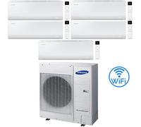 Climatizzatore Condizionatore Samsung CEBU S2 R32 Wifi Penta Split Inverter 9000 + 9000 + 9000 + 12000 + 12000 BTU con U.E. AJ100TXJ5KG/EU NOVITÁ