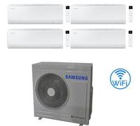 Climatizzatore Condizionatore Samsung CEBU S2 R32 Wifi Quadri Split Inverter 7000 + 9000 + 9000 + 18000 BTU con U.E. AJ080TXJ4KG/EU NOVITÁ 2025 Classe