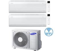 Climatizzatore Condizionatore Samsung Windfree Avant S2 R32 Wifi Dual Split Inverter 12000 + 18000 BTU con U.E. AJ050TXJ2KG/EU NOVIT
