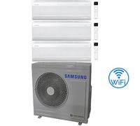 Climatizzatore Condizionatore Samsung Windfree Elite S2 R32 Wifi Trial Split Inverter 9000 + 9000 + 9000 BTU con U.E. AJ080TXJ4KG/EU NOVITÁ 2025