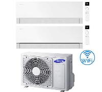 Climatizzatore Condizionatore Samsung WINDFREE PREMIÈRE Essential White Wifi Dual Split R32 Inverter 12000 + 12000 BTU con U.E. AJ052TXJ3KG/EU Classe
