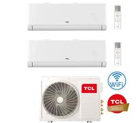 Climatizzatore Condizionatore T reezeIN serie P5 Wifi R32 Dual Split Inverter 18000 + 18000 BTU con U.E. MT2730