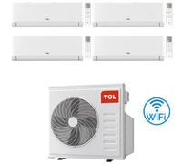 Climatizzatore Condizionatore TCL BreezeIN serie P5 Wifi R32 Quadri Split Inverter 9000 + 9000 + 12000 + 12000 BTU con U.E. MT3240 Classe A++/A+