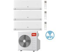 Climatizzatore Condizionatore TCL BreezeIN serie P5 Wifi R32 Trial Split Inverter 7000 + 12000 + 12000 BTU con U.E. MT2730 Classe A++/A+