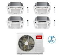 Climatizzatore Condizionatore T assetta 4 Vie Compact Wi-Fi R32 Quadri Split Inverter 9000 + 9000 + 9000 + 12000 BTU con U.E. MT4250