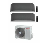 Climatizzatore Condizionatore Toshiba Dual Haori 10+10 (9+9) Ras-2M14u2avg-E